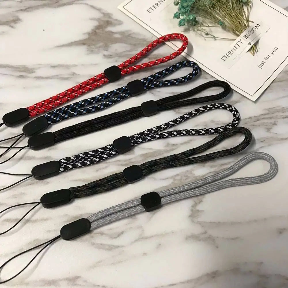 Anti Lost Adjustable Hand Lanyard Nylon Gadget Rope Multicolor Camera Lanyard Portable Mobile Phone Wrist Straps