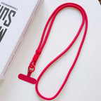 Candy Color Crossbody Colorful Long Strap for Mobile Phone Adjustable Lanyard Necklace Hanging Rope Anti-Lost Accessories