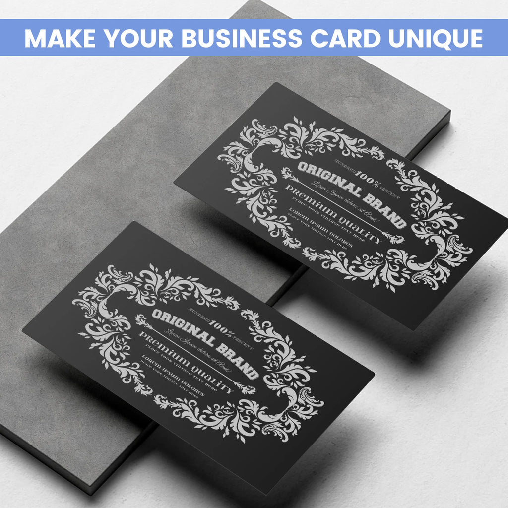 50/100pcs Blank Engraved Custom Visiting Name Cards Laser Engraving Mark Aluminium Alloy Metal Sheet Business Cards