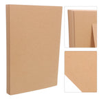 50Pcs Kraft Paper Cardstock Thick Sheets DIY Craft Scrapbooking Invitations Card Making Projects Art Supplies Craft Cardboard