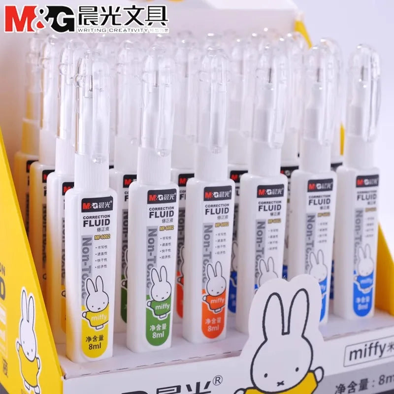 M&G Pen Correction Fluid, 8ml/pc, Correct Error Use, Suitable for Students and Office Use, Wholesale Correction Fluid