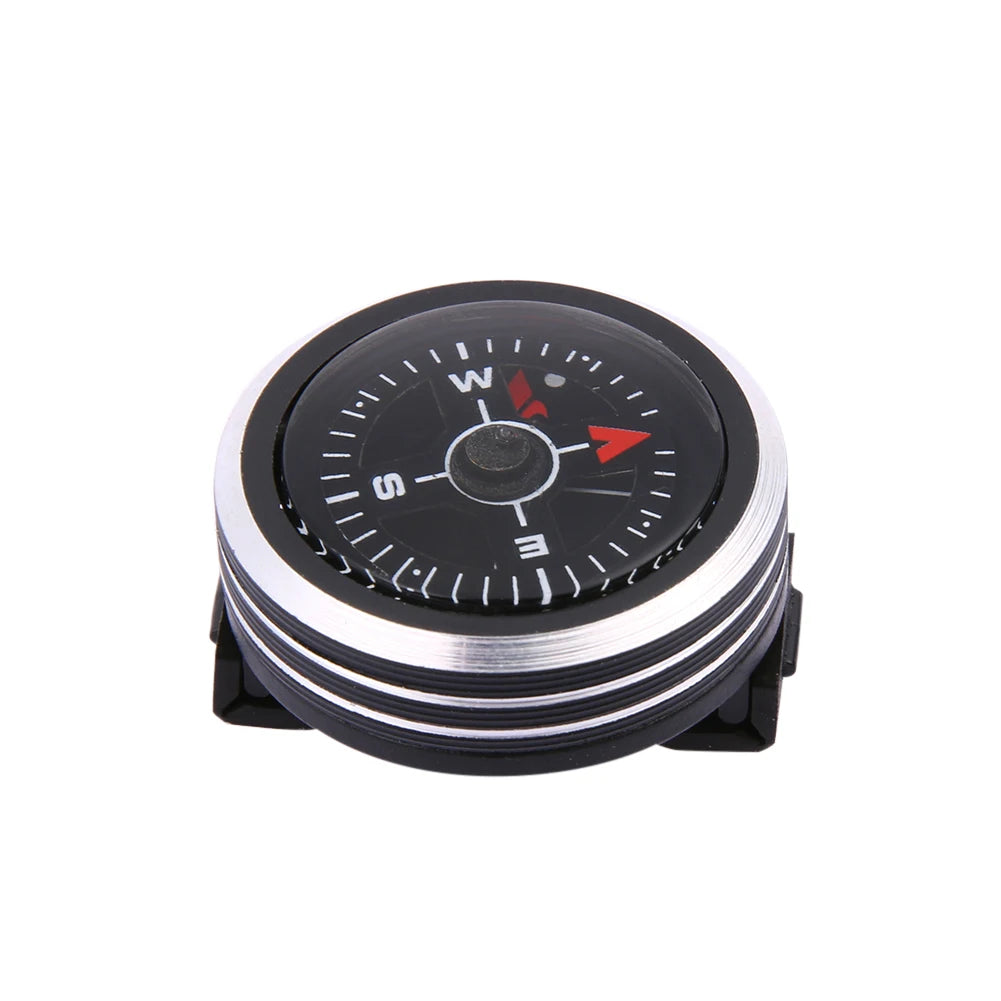 Mini Watch Strap Button Compass for Paracord Bracelet Survival Mini Pocket Compass Outdoor Hiking Camping Accessories Tools
