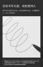 KACO Gel Pens Press Signature Pen Stationery Metal Pen Clip 0.5mm Black Ink Quicking Drying Large Capacity 800M Smooth Writing