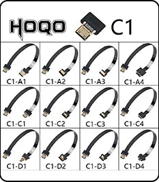 HDMI-compatible, FPV HDMI FFC HDMI Ribbon Cable 90 Degree Mini/Micro HDMI to Standard HDMI PCB Connector 20pin FPV Micro HDMI 5c