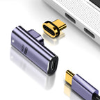 140W USB4.0 40Gbps Thunderbolt3 Magnetic Type-C OTG USB C To USB-C Fast Charge Magnet Converter Cable 8K@60Hz USB Type C Adapter