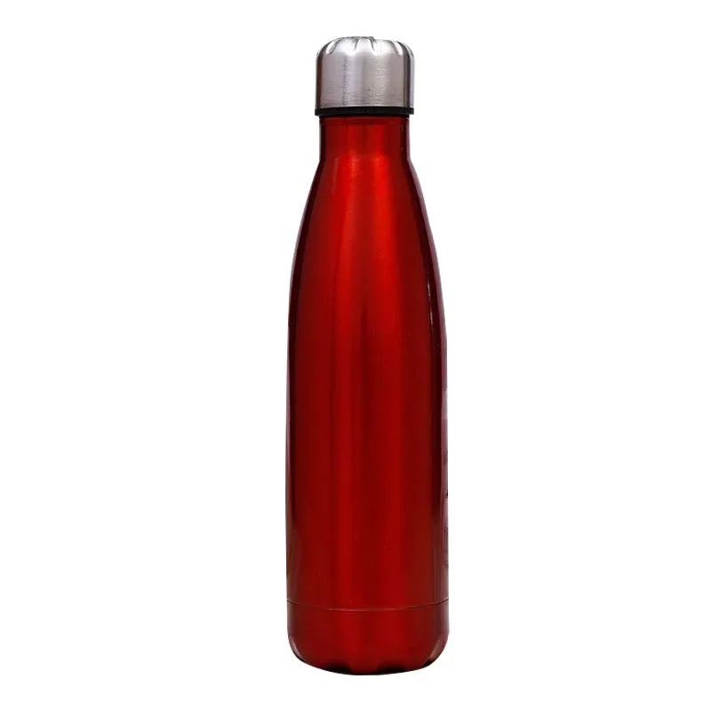 500/750ml Stainless Steel Thermos Cup Double-wall Thermal Insulation Vacuum Flasks Bottle Insulated Coffee Cup Outdoor