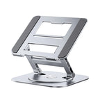 Laptop Stand 360° Rotatable Notebook Holder Liftable Desk Riser Stand Aluminum Alloy Stand Compatible With 9.7-17.3 Inch Laptops