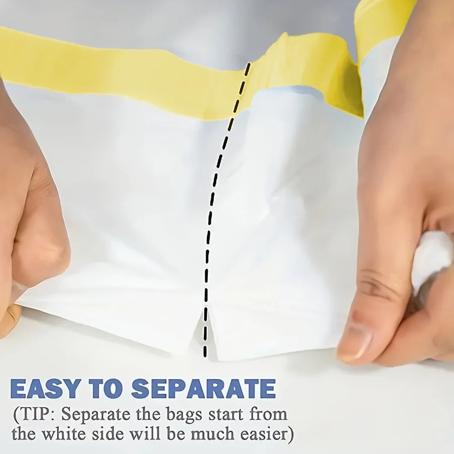 13 Gallon Trash Bag - Extra Large Garbage Bag - Home Kitchen Trash Can Liner - 10 Count