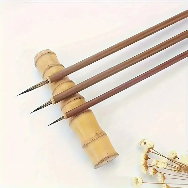 Fine Line Art Brushes, Handmade, Chinese Calligraphy and Precision Designed Digital Painting Brushes