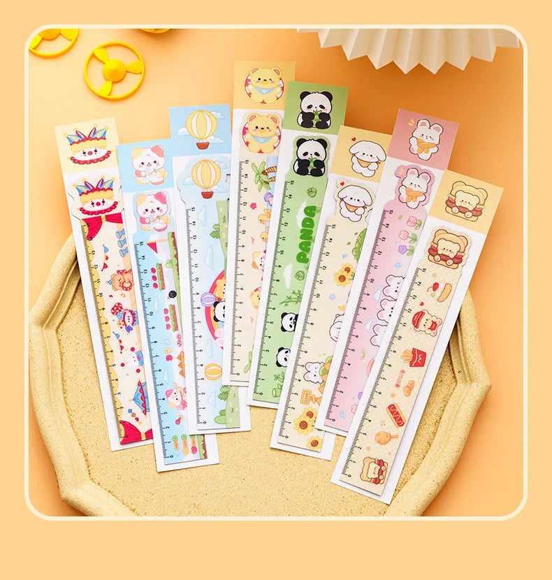 Magnetic Ruler Multifunction Cartoon Soft Ruler Ruler Cute Student School Supplies Reward Children Stationery Small Gift