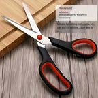 Stainless Steel Scissors Student Stationery Scissor Household Multi Functional Office Tailor Scissors Hand Cutting New