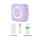 Mini Printer for IPhone and Android, Wireless Mini Photo Printer Label Printer, Portable BT Mini Thermal Printer Print Labels