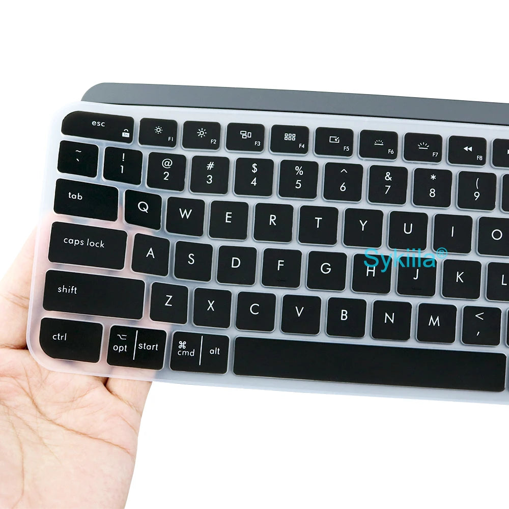 Keyboard Cover for Logitech MX KEYS S Mechanical Plus for Mac for Logi Protective Protector Skin Clear Silicone Case Accessories