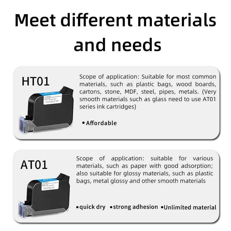 High Adhesion Solvent Quick-drying Ink Cartridge Suitable For Inkjet Printer 2588/2580/JS12/JS10 Non-encrypted General Model
