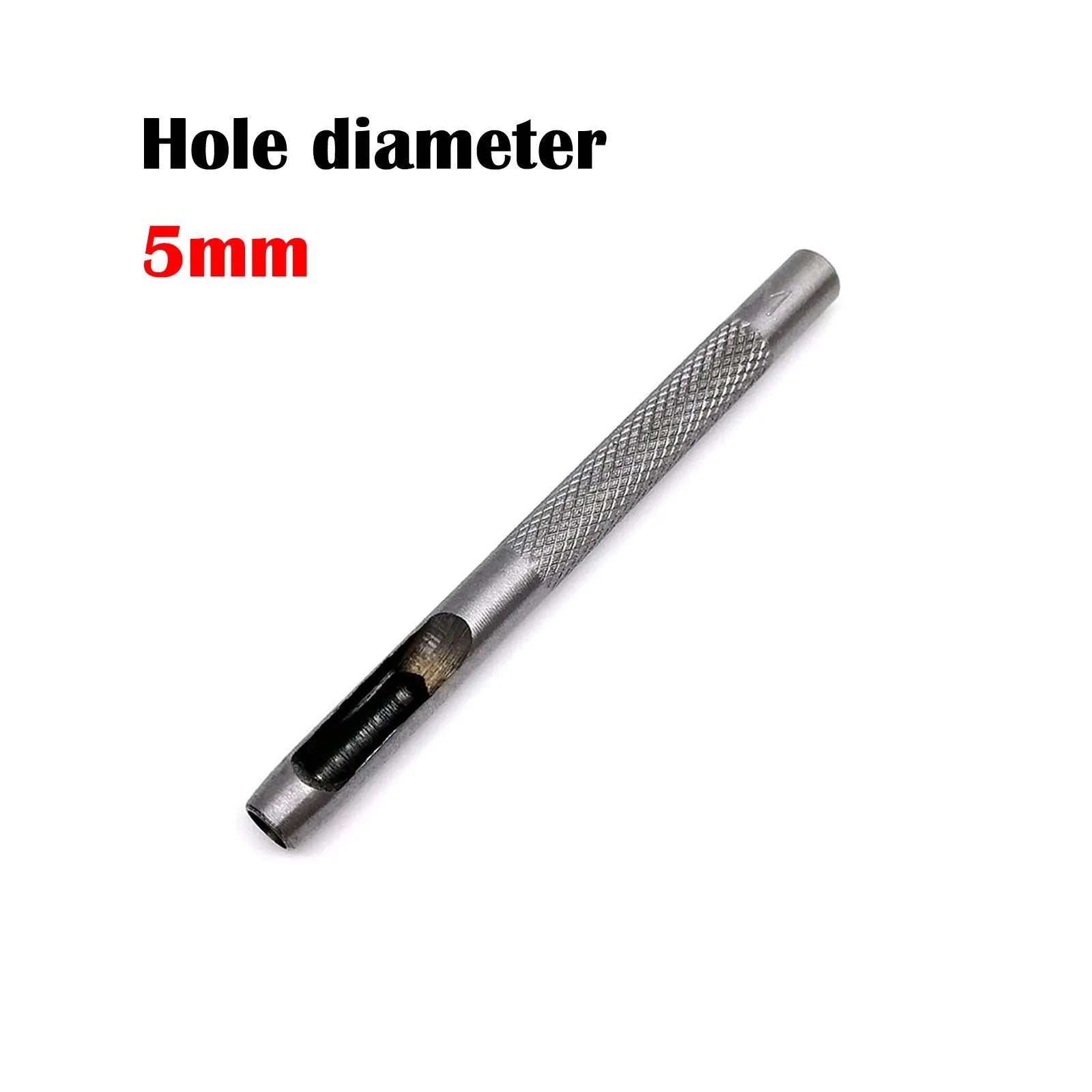 High Quality Steel 1mm 2mm 3mm 4mm 5mm 6mm 8mm to 20mm Round Hole Punch Tool Hollow Cutter for Leather Craft Belt Bag Clothing
