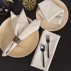 Set Of 6/10/12 30x30cm Linen Napkins, Durable Polyester Thickened  Reusable Wedding Chrismas Dining Table Decorations