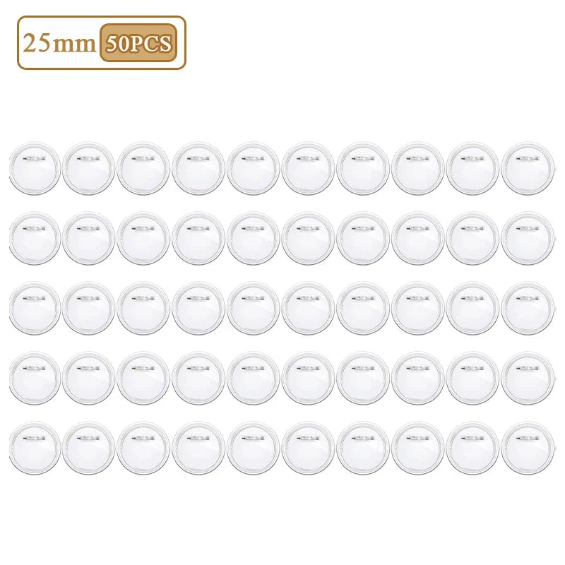 DIY Badge Making Kit Round Pin Button Supplies for Custom Name Tags Brooches Cosplay Event Party Craft Decoration Accessories
