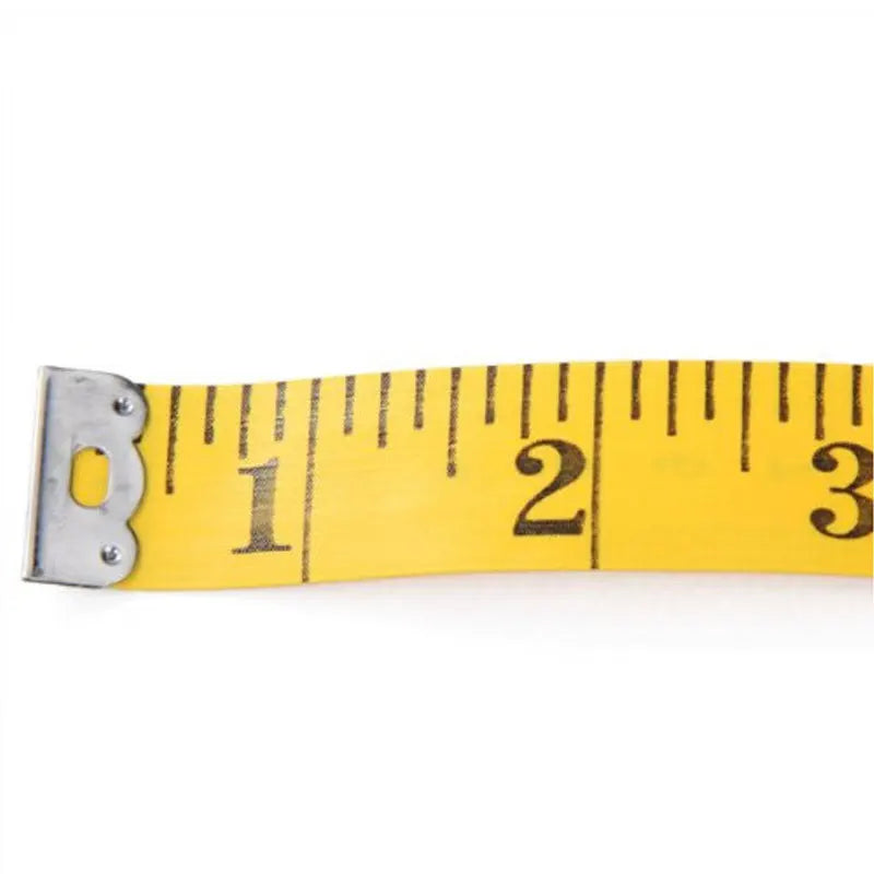 1PCS Yellow 3M Soft Sewing Tailor Tape Body Measure PVC Fiber Ruler Dressmaking diy tools Wide 2cm