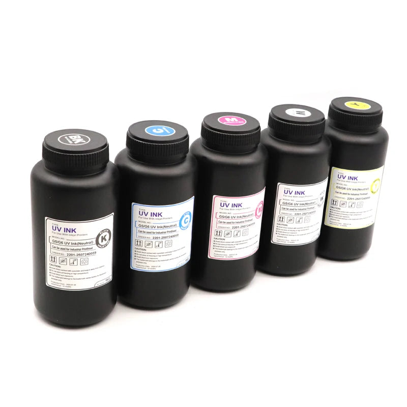 1000ML LED Curable UV Ink For Ricoh G5 G6 Gen3 Gen4 Gen4L Gen5 Gen5i Gen5S Gen6 G3 G4 G5i Printhead Hard Soft Neutral UV Ink