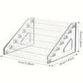 Clear Acrylic Card Display Stand Rack Shelf Organizer for PSA Trading Baseball Cards - Durable, Card Storage Organizer