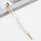 10 Pieces of Ballpoint Pens DIY Empty Pen Barrels for Handmade Quicksand Pens, Floating Flower Pens, Business Event Signature Pens, and Souvenirs