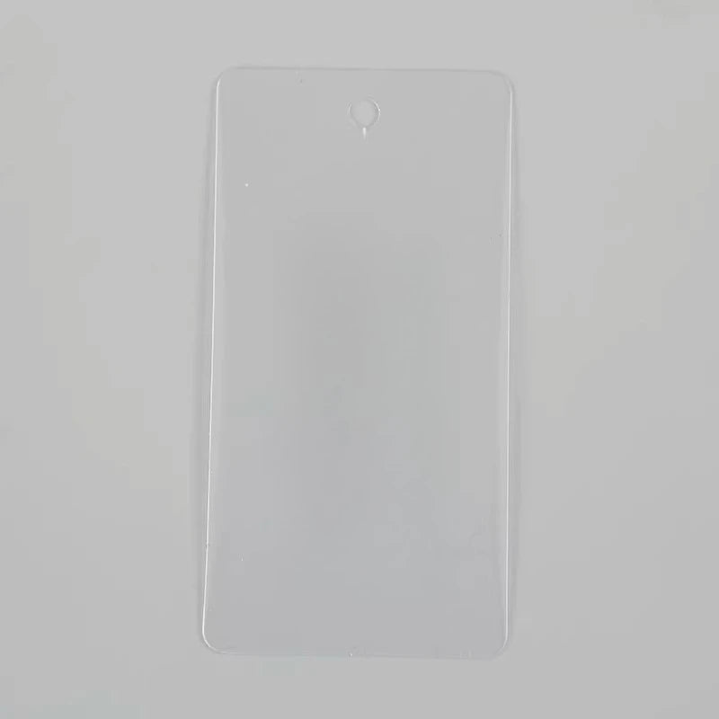 1000pcs Waterproof Hang Tags Transparent Frosted PVC Cards Clothing Hang Tags Price Tag Wear-resistant Durable Thickness 0.27mm