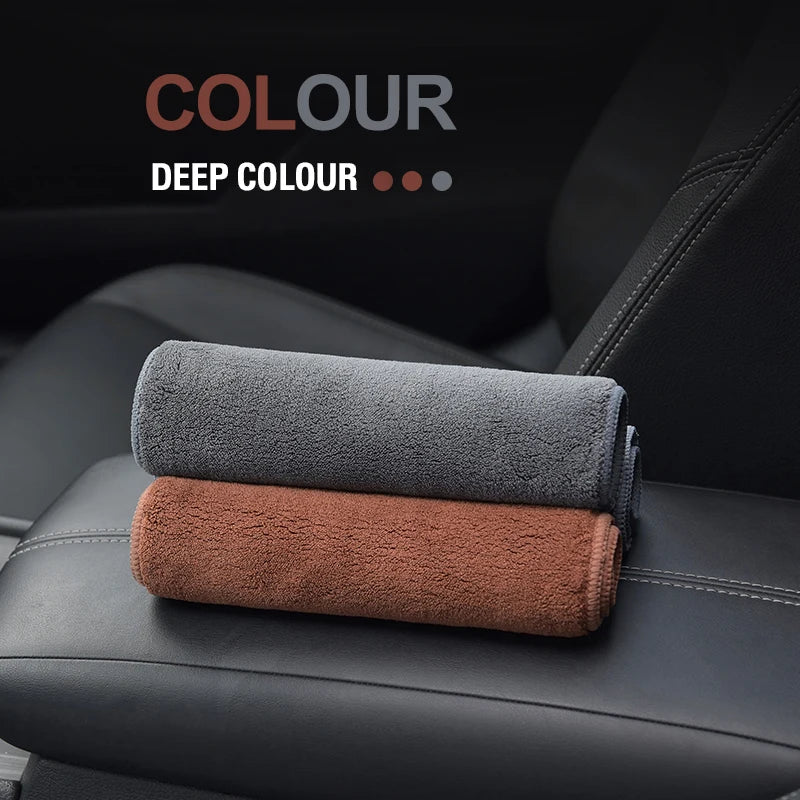 Microfiber Car Towel Super Absorbency Cleaning Care Cloth For BYD Tang F3 E6 Atto3 Yuan Plus Song Max F0 G3 I3 Ea1 Dmi 2din S7