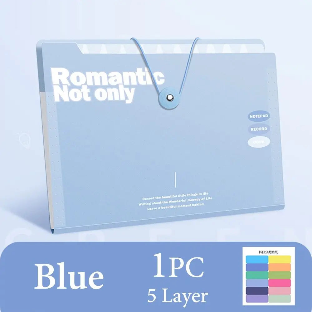 PVC A4 Quick Labor Folder New Suspended Type with Hook Filing Cabinet Dividers A4 Color Random Hanging File Folders School