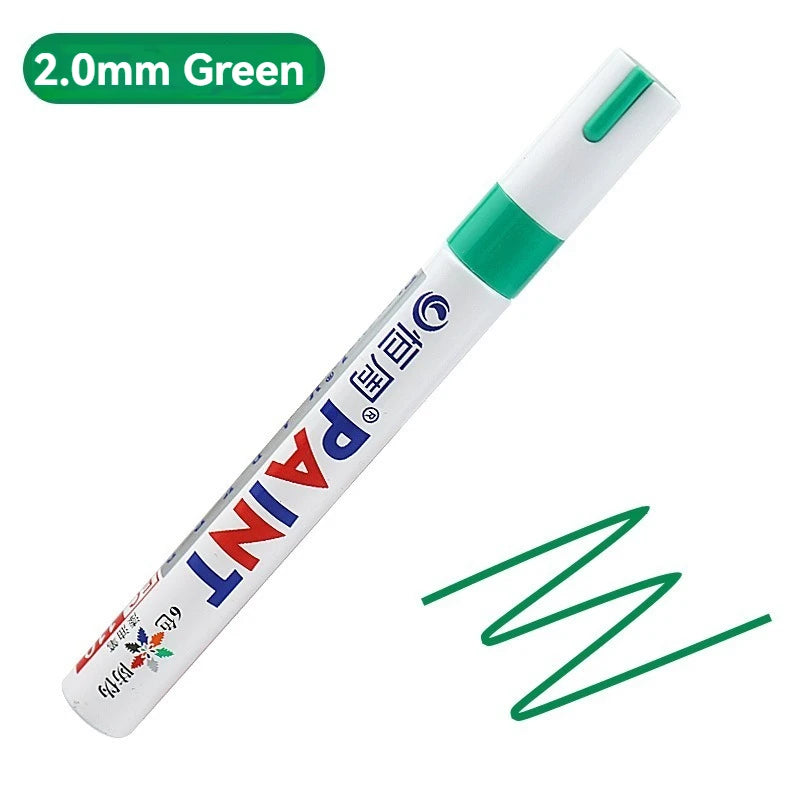1/3/6/12 Colors Permanent Paint Marker White/Gold/silver Markers for Car Tire Tread Rubber Fabric Paint Metal Paint Marker Pens