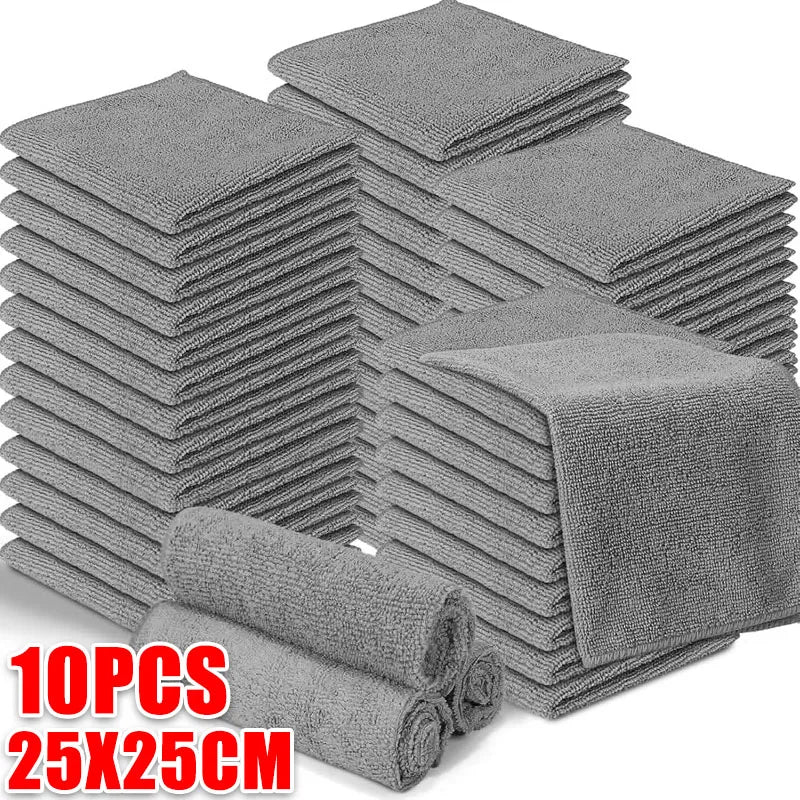 Microfiber Cleaning Cloths Lint Free Microfiber Cleaning Towel Cloths Reusable Cleaning Towels Super Absorbent for Car Window