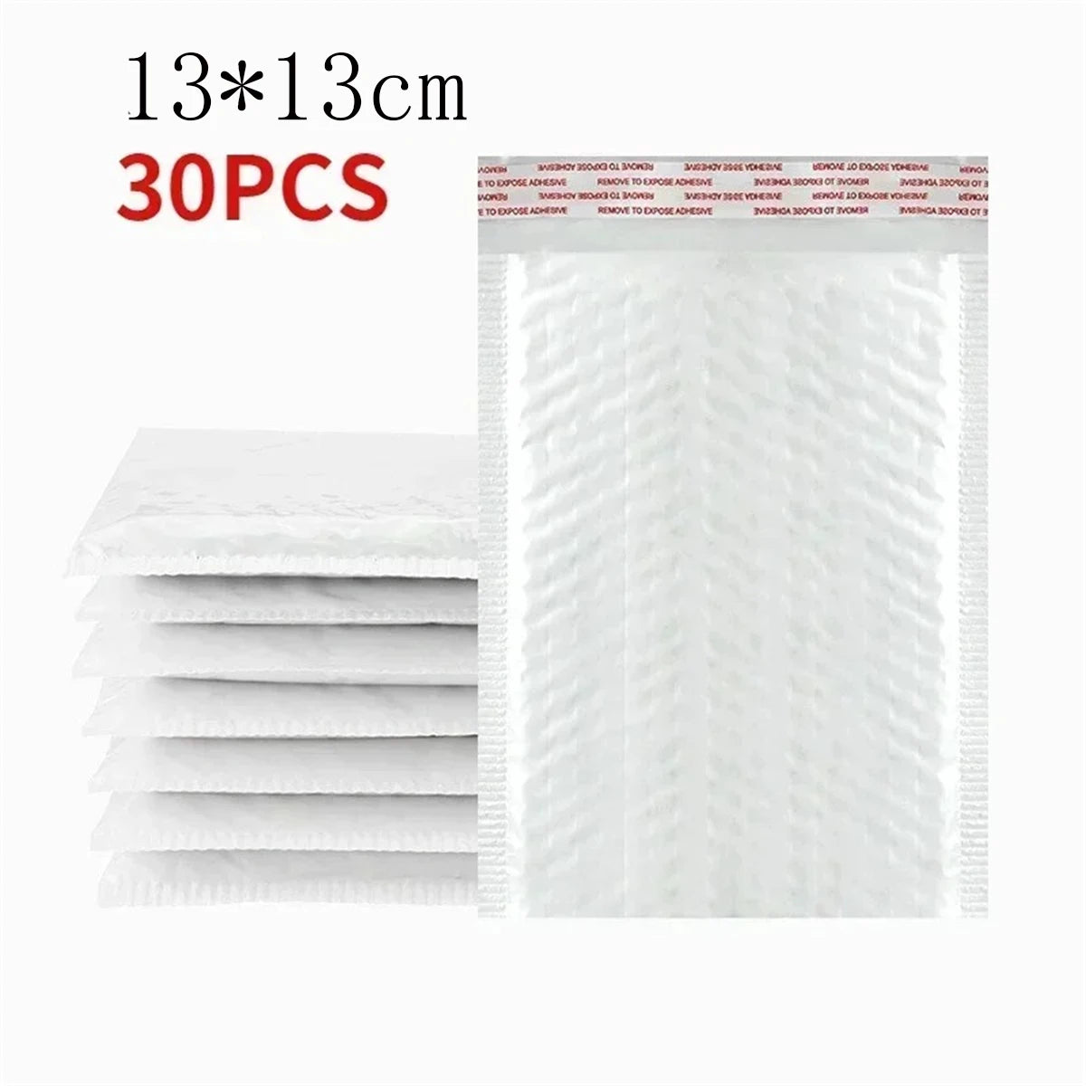 10/50Pcs Bubble Mailers White Poly Bubble Mailer Self Seal Padded Gift Bag Packaging Envelope Bags Book Shipping Package Bag