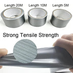 5/10/20M Duct Tape Heavy Duty Waterproof Strong Adhesive Silver No Residue Adhesive For Home Repair Use Carpet Binding Bundles