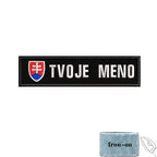 1PC 10cmX2.5cm Custom Name Flag Patch Stripes Badge Iron On Or Hook Loop Estonia Austria Bulgaria Hungary Romanian Ireland