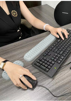 Keyboard Mouse Wrist Protection Rest Pad Ergonomic Office Typing Relax Wrist Memory Foam Mouse Pad PC Computer Laptops Mouse Pad