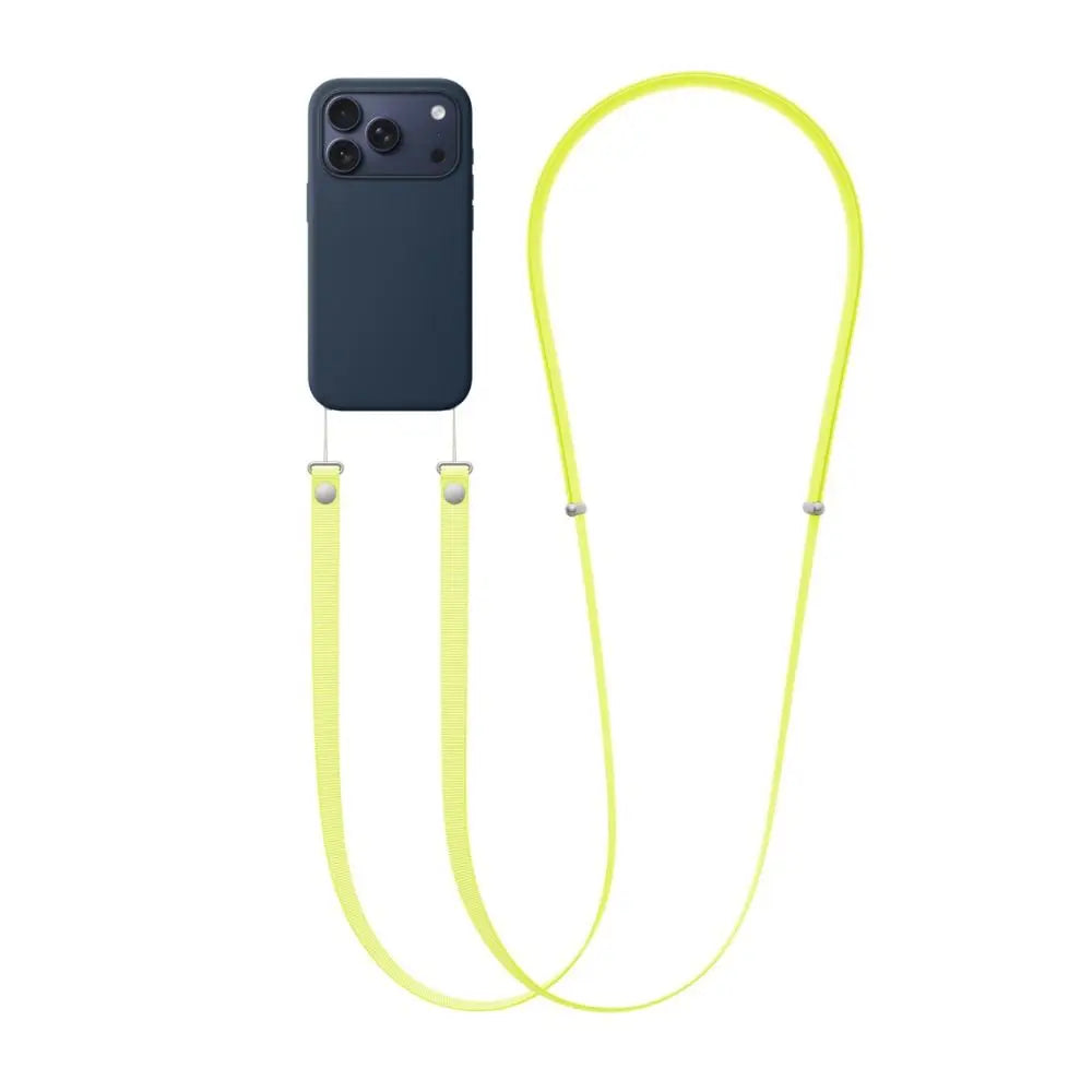 Adjustable Case Magnetic Phone Lanyard Anti-loss Durable Phone Crossbody Lanyard Woven Neck Strap for iPhone 17/Air/17 Pro Max