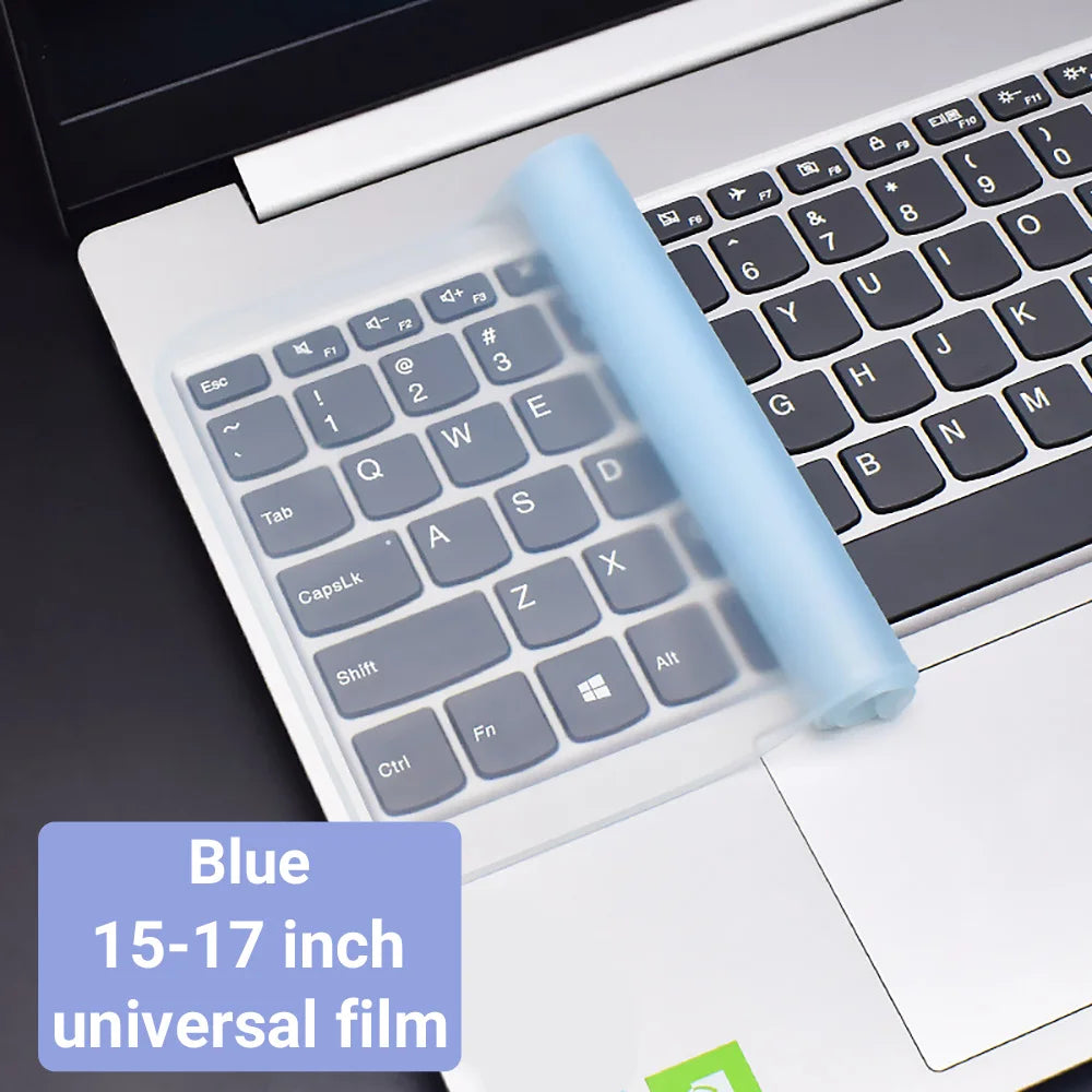 13-17 Inch Universal Laptop Keyboard Cover Soft Silicone Dustproof And Waterproof Protective Film For Notebook Computers