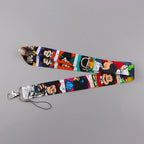 Cartoon Girl Credential Holder Cute Lanyards for Key Neck Strap For Card Badge Gym Keychain Keyring Accessories Gifts