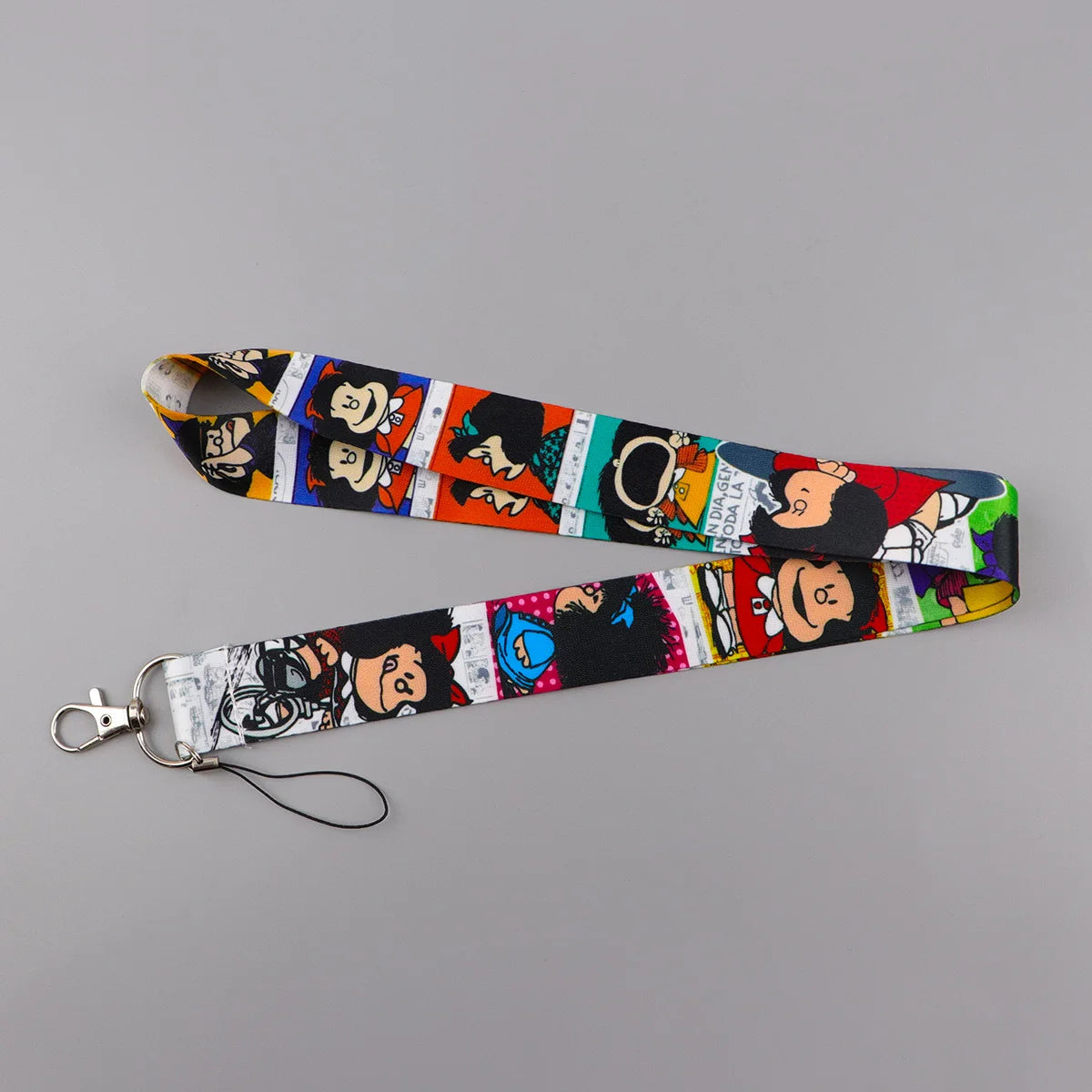 Cartoon Girl Credential Holder Cute Lanyards for Key Neck Strap For Card Badge Gym Keychain Keyring Accessories Gifts