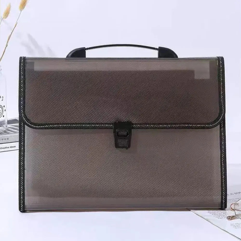 1PC twill portable accordion bag, 13 layers of large-capacity folders, easy to classify and store files.