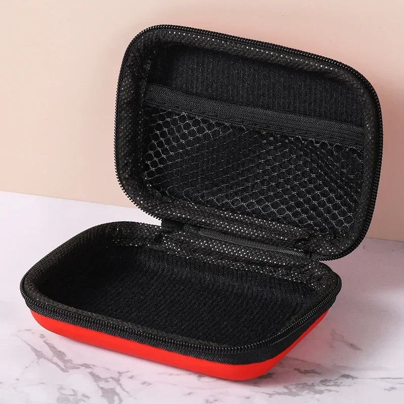 1-20PCS Headphone Organizer Portable Travel Cable Organizer Data Cable Organizer Bag Zipper Bag Electronics Organizer Bag