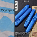 Colored Pearlescent Ink Stick Handmade Chinese Sumi Solid Ink Stick Traditional Calligraphy Ink Stick for Beginners Practicing