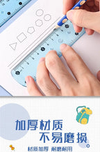 M&G 15/20/30 cm Transparent Soft Ruler for Primary School Students Folding Straight Ruler