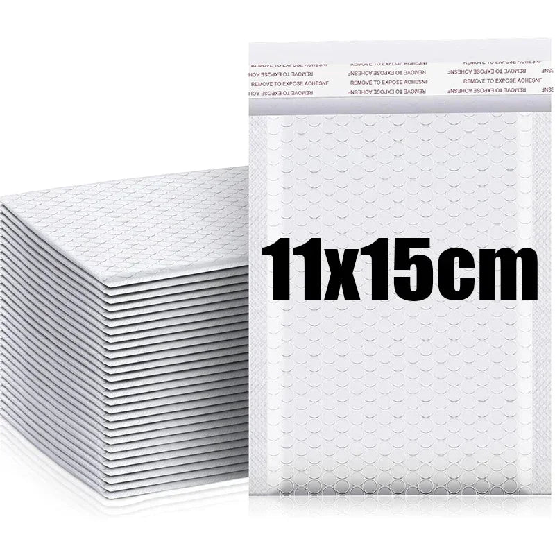 White Self-Sealing Bubble Envelopes Bag Waterproof Mailers Shipping Envelope Pouch Packaging Bags Storage Organizer Wholesale