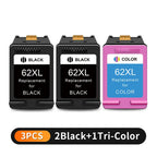 62XL Ink Cartridges Replacement For HP 62 HP62 Compatible Envy 5540 5640 5642 5644 5646 7640 5660 7644 250 200 5740 5742 Printer