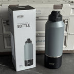 TYESO stainless steel portable sports kettle 2000ml large capacity insulated cup Outdoor portable direct drinking cup