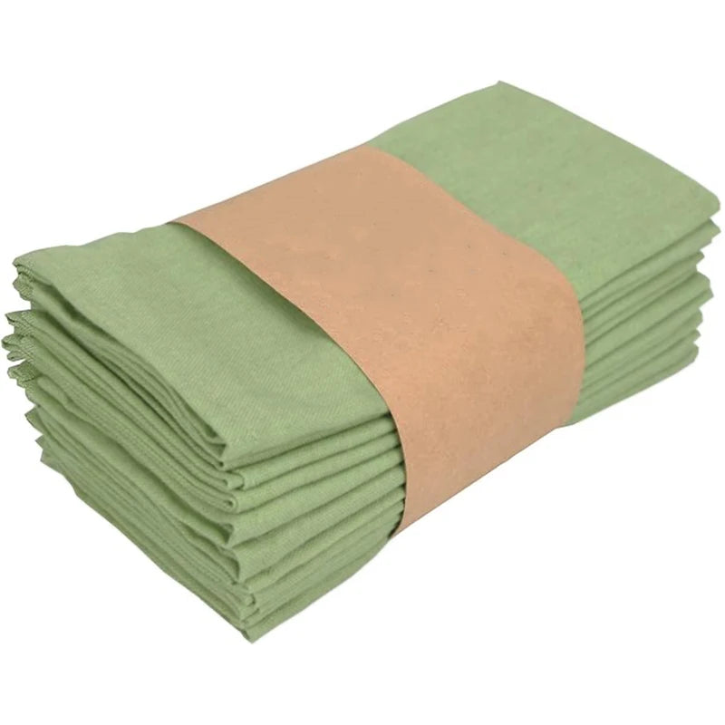 Table Cloth Napkins Durable Polyester Thicken Placemat Reusable for Kitchen Dining  Wedding Decoration 16inch*16inch