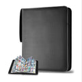 900 Pockets Card Binder Sleeves with Zipper, Double Sided Pockets Card Holder Carry Card Case for TCG CCG Card Storage(Black)