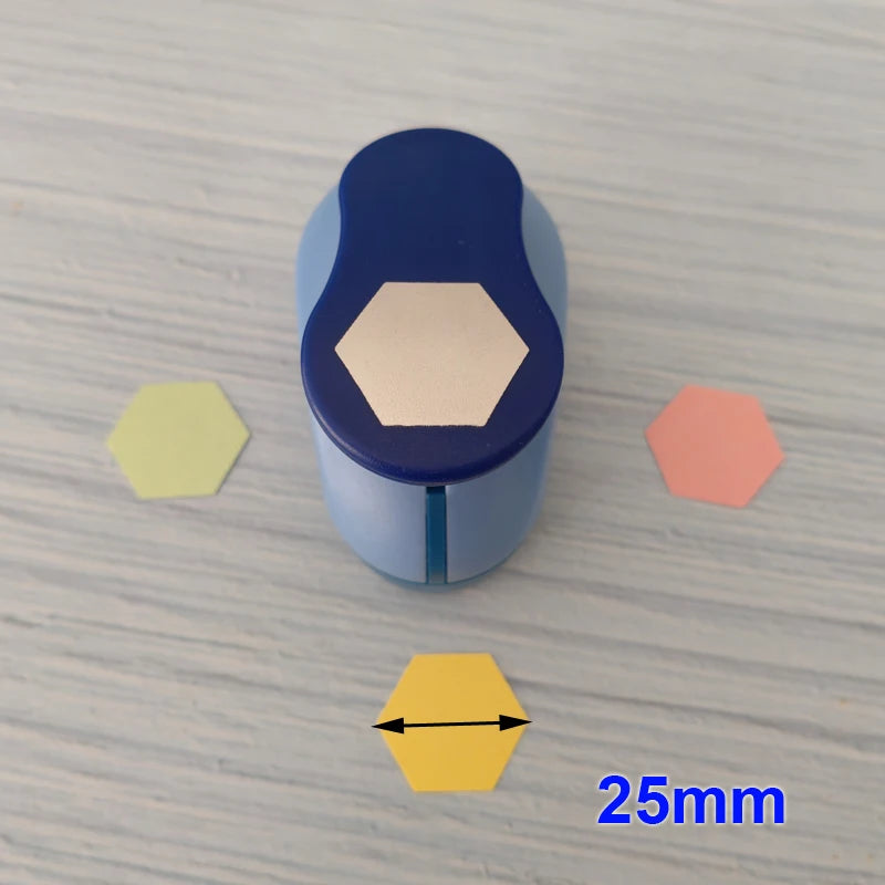 Hexagon Punch Paper Cutter Crafts Scrapbook Embossing Device Hole Punches Cortador De Papel