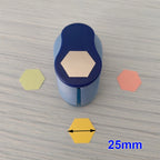 Hexagon Punch Paper Cutter Crafts Scrapbook Embossing Device Hole Punches Cortador De Papel