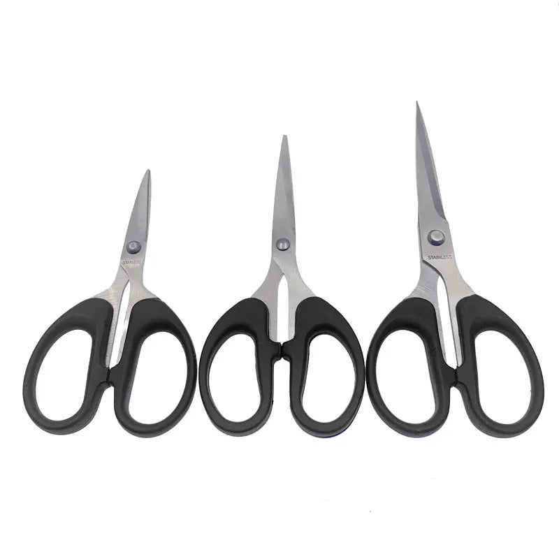 Dobeli Manual DIY School Scissors 3 Size Paper Cutting Stainless Steel  Student Office Craft Supplies Scissors